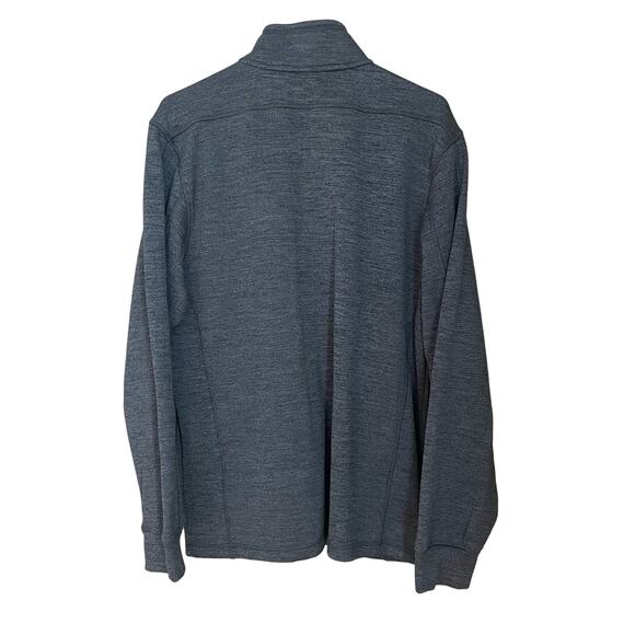 Ohio State Buckeyes Mens Full Zip Jacket Size Large Gray Black Textured - Picture 4 of 10